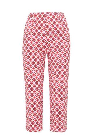 Show details for Swing out Sister Ladies Lexi Pull On Capri - Lush Pink / Mandarin