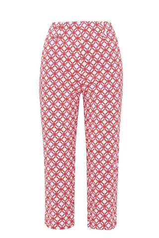 Picture of Swing out Sister Ladies Lexi Pull On Capri - Lush Pink / Mandarin
