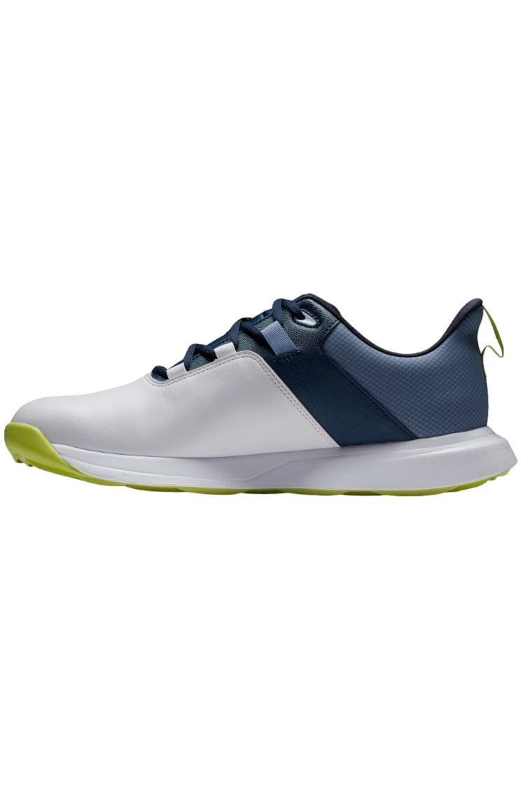 Picture of Footjoy Men's ProLite Golf Shoes - White / Navy / Lime