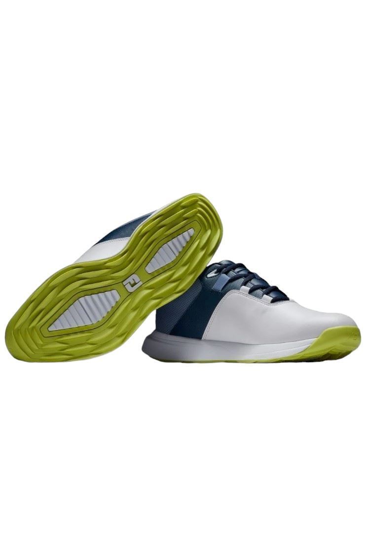 Picture of Footjoy Men's ProLite Golf Shoes - White / Navy / Lime