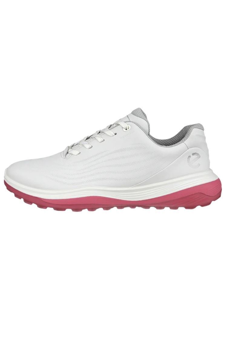 Picture of Ecco Women's Golf LT1 Golf Shoes - White / Bubble Gum