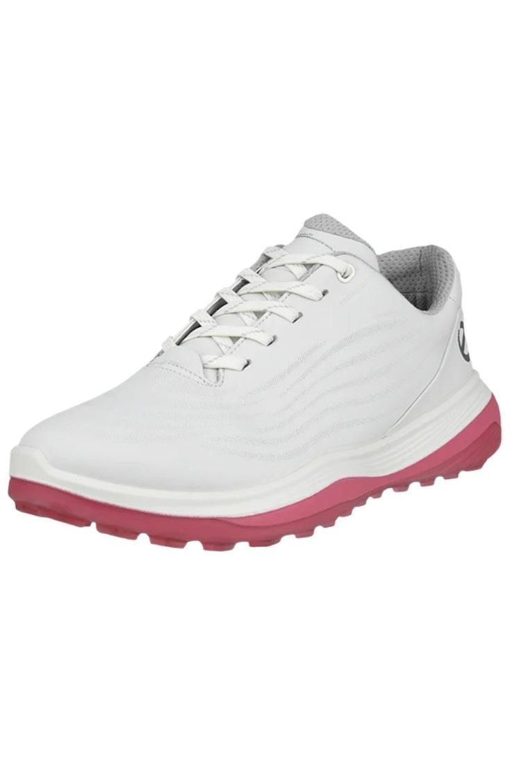 Picture of Ecco Women's Golf LT1 Golf Shoes - White / Bubble Gum