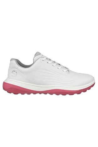 Show details for Ecco Women's Golf LT1 Golf Shoes - White / Bubble Gum
