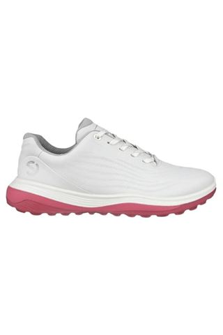 Picture of Ecco Women's Golf LT1 Golf Shoes - White / Bubble Gum