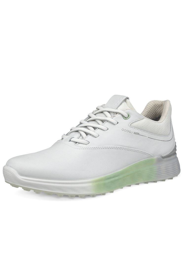 Picture of Ecco zns Women's S-Three Golf Shoes - White / Matcha