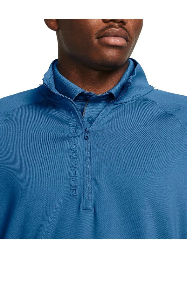 Picture of Under Armour Men's UA Storm Midlayer Half Zip - Photon Blue / Midnight Navy