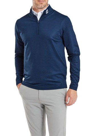 Picture of Footjoy zns Men's Glen Plaid Print Chill - Out - Navy - XXL ONLY