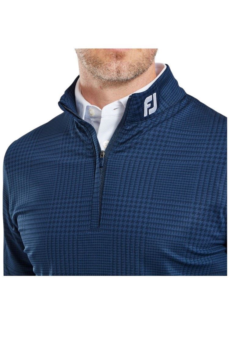 Picture of Footjoy zns Men's Glen Plaid Print Chill - Out - Navy - XXL ONLY