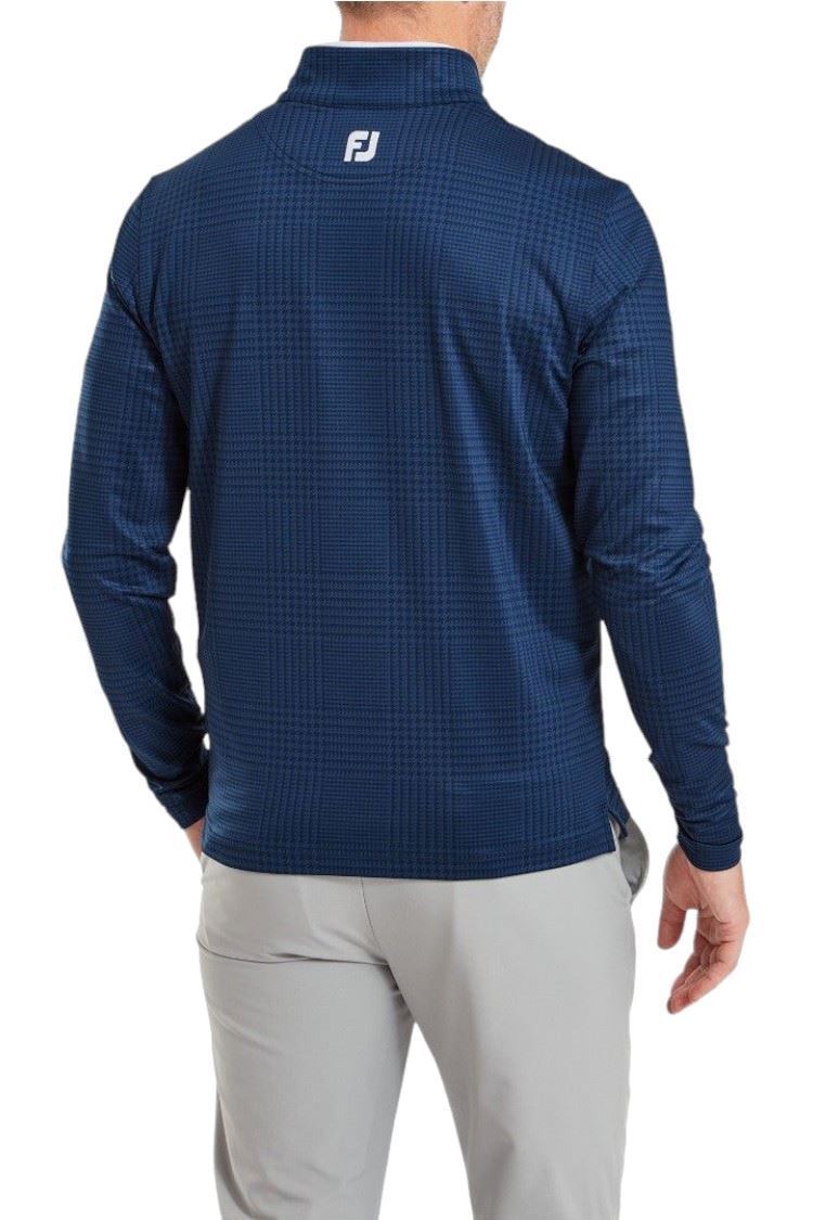 Picture of Footjoy zns Men's Glen Plaid Print Chill - Out - Navy - XXL ONLY