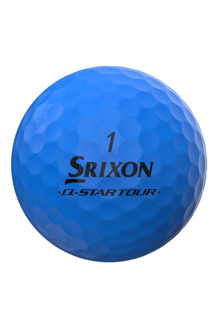 Picture of Srixon Q - Star Tour Divide Golf Balls - Dozen - Brite Yellow / Blue