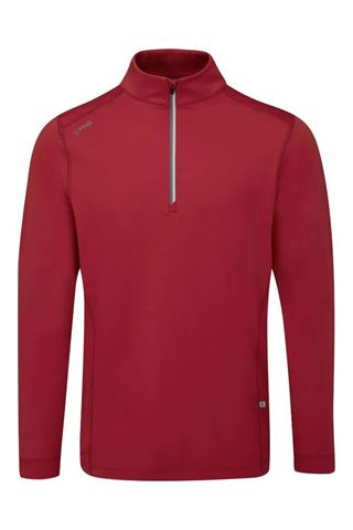 Picture of Ping Men's Latham Half Zip Midlayer - Rich Red