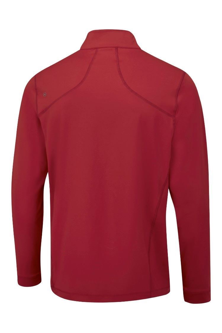 Picture of Ping zns Men's Latham Half Zip Midlayer - Rich Red