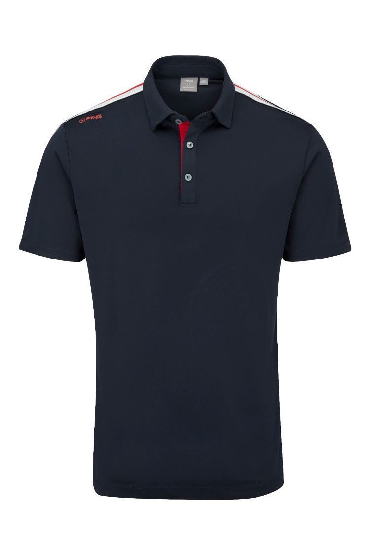 Picture of Ping zns Men's Inver Polo Shirt - Navy Multi