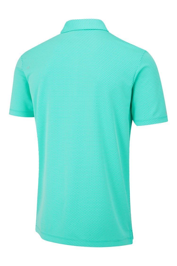 Picture of Ping Men's Halcyon Honeycomb Polo Shirt - Aruba Blue Multi