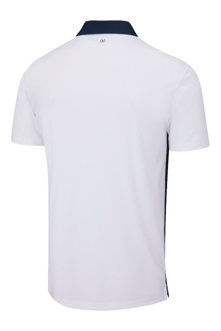 Picture of Ping Men's Bodi Colour Block Polo Shirt - Navy / White