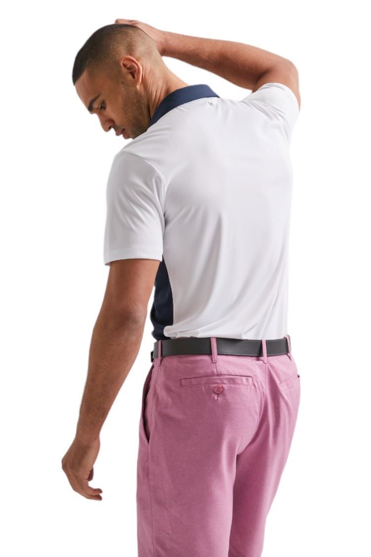 Picture of Ping Men's Bodi Colour Block Polo Shirt - Navy / White