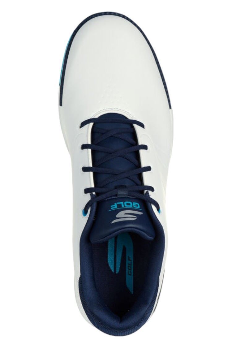 Picture of Skechers Men's Go Golf Tempo GF Golf Shoes - White / Navy Blue