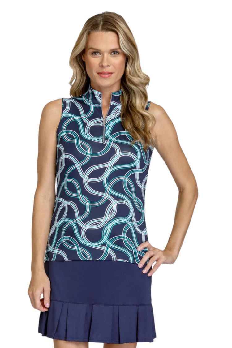 Picture of Tail Ladies Monarch Sleeveless Polo - Organic Wave