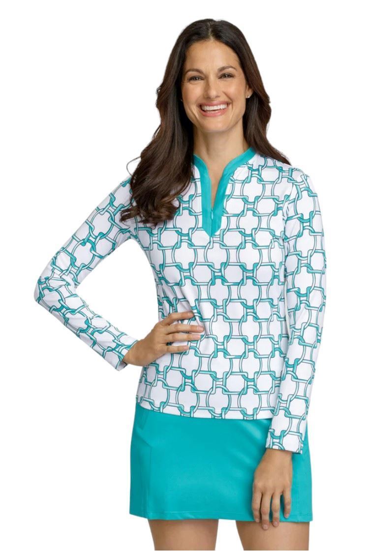 Picture of Tail Ladies Koa Long Sleeve Top - Savannah Links