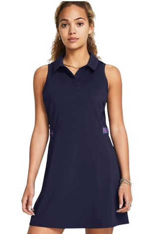 Show details for Under Armour Women's UA Empower Golf Dress - Midnight Navy / Starlight 410
