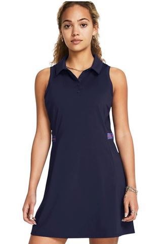 Picture of Under Armour Women's UA Empower Golf Dress - Midnight Navy / Starlight 410