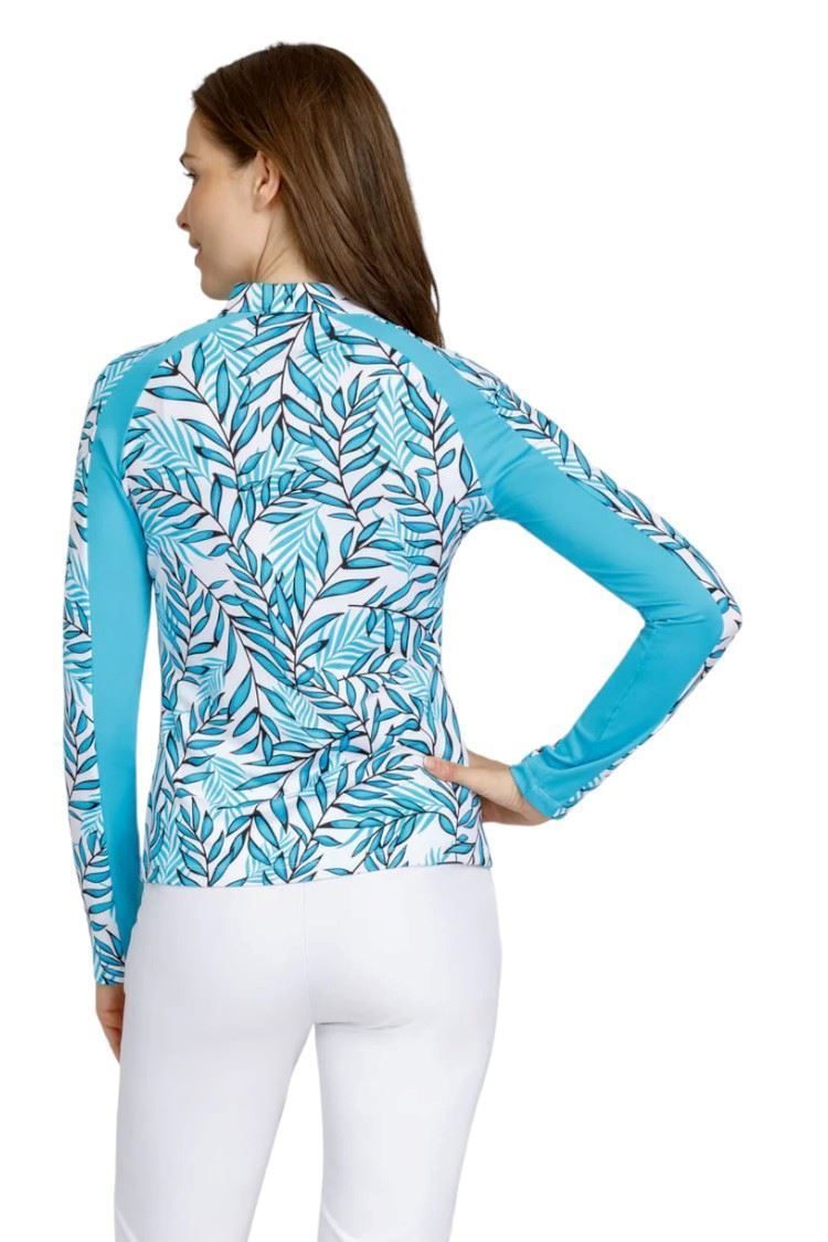 Picture of Tail Ladies Ender Long Sleeve Golf Top - Palmeria