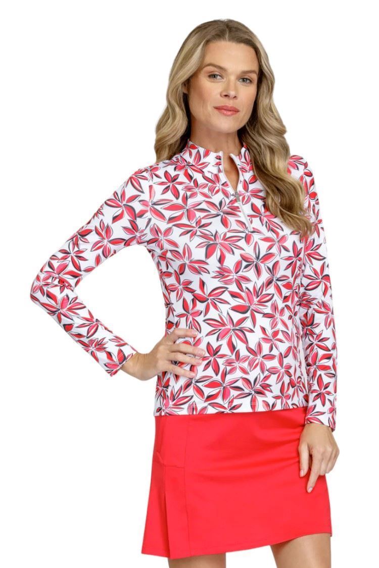 Picture of Tail Ladies zns Candice Long Sleeve Golf Top - Starflower XS ONLY