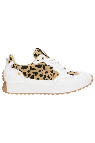 Picture of Duca Del Cosma zns Ladies Aviva Golf Shoes - White / Cheetah