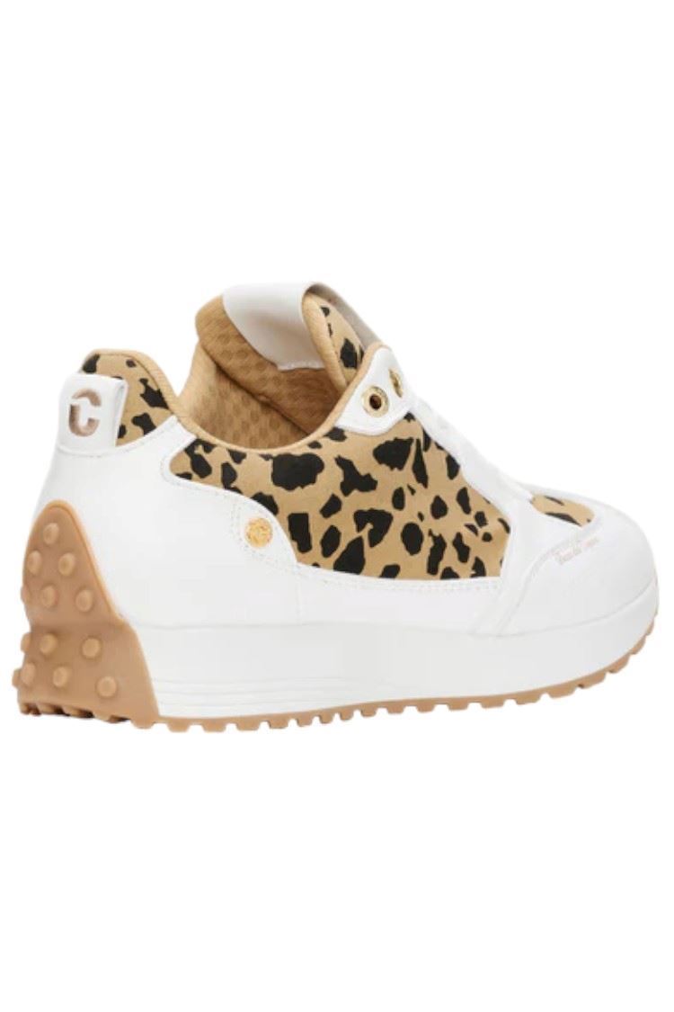 Picture of Duca Del Cosma zns Ladies Aviva Golf Shoes - White / Cheetah