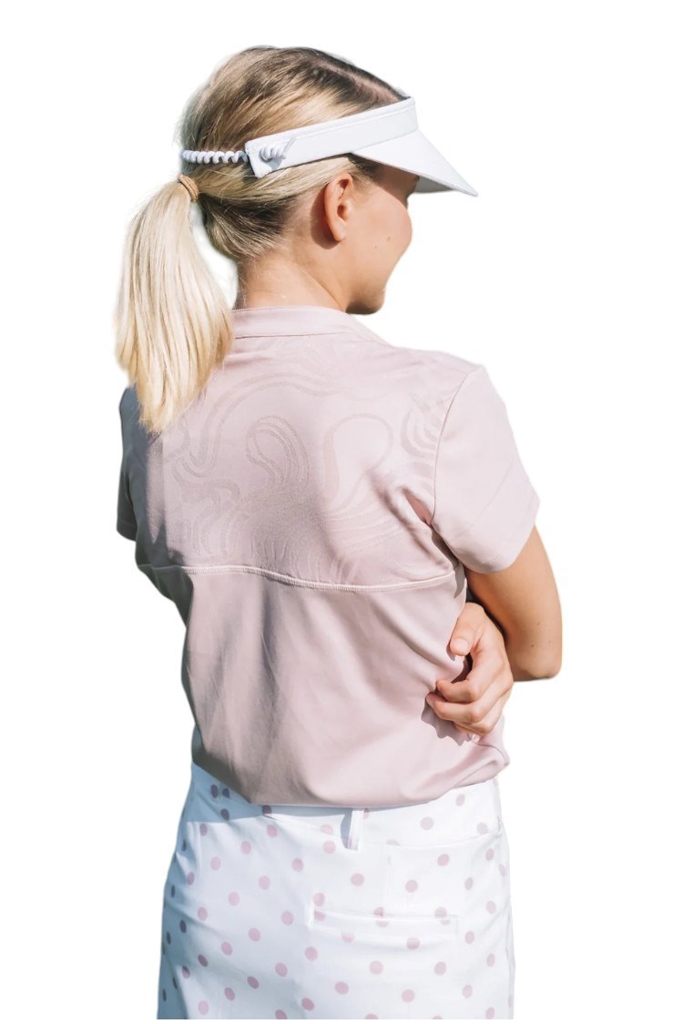 Picture of Abacus Ladies Lisa Cup Sleeve Polo - Rosebud