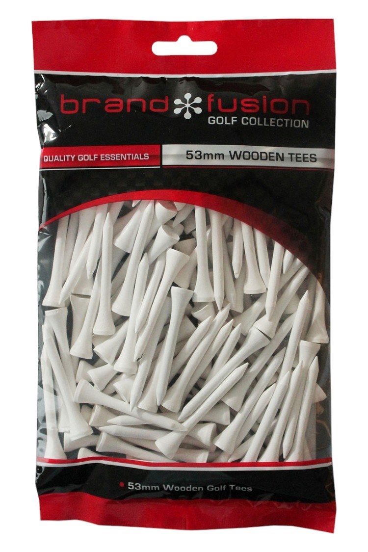 Picture of Brand Fusion Big Bag Wooden Tees - 53mm