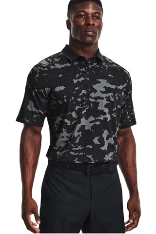Picture of Under Armour ZNS Men's UA Iso - Chill Charged Camo Polo Shirt - Black 001
