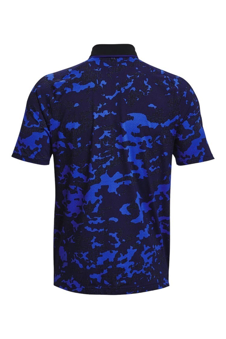 Picture of Under Armour zns Men's UA Iso - Chill Charged Camo Polo Shirt - Blue 456