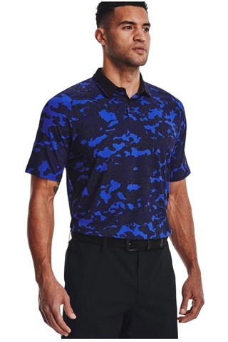 Picture of Under Armour zns Men's UA Iso - Chill Charged Camo Polo Shirt - Blue 456