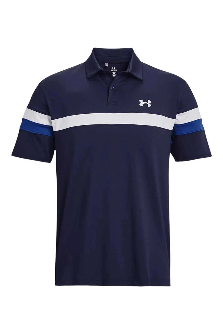 Picture of Under Armour zns Men's UA T2G Colour Blocked Polo Shirt - Academy 410