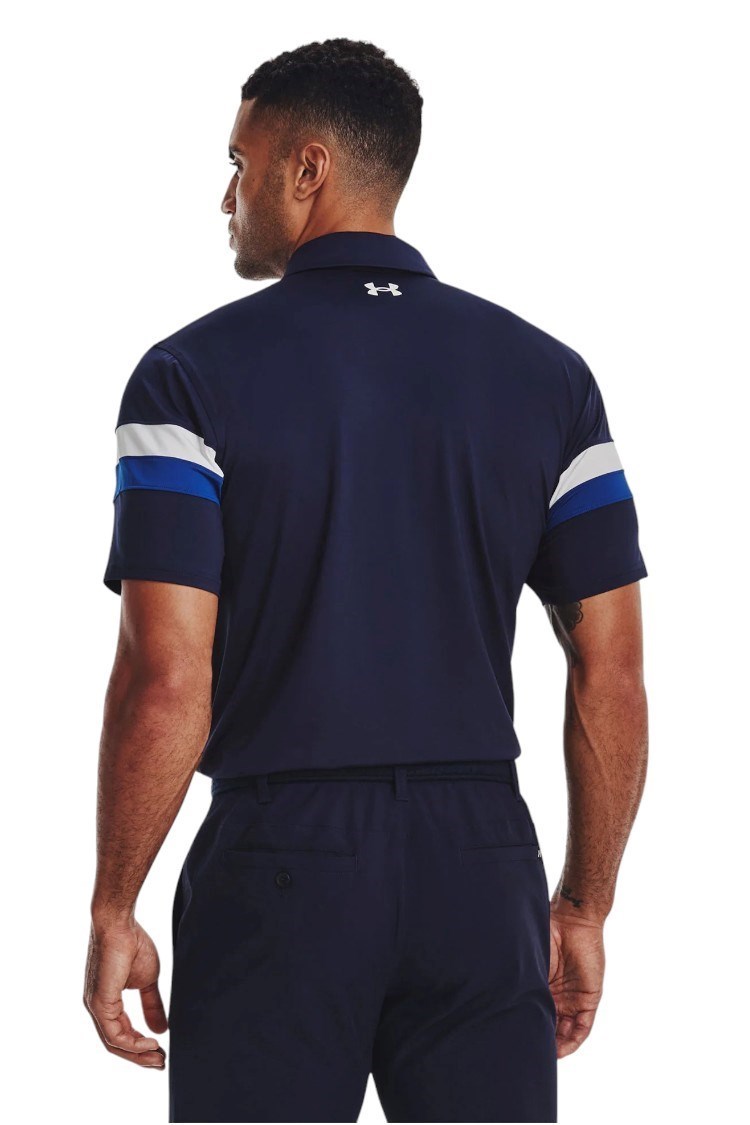 Picture of Under Armour zns Men's UA T2G Colour Blocked Polo Shirt - Academy 410