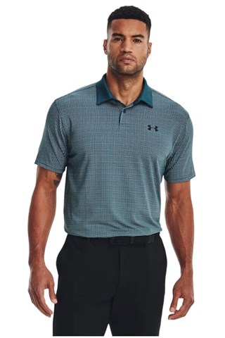 Picture of Under Armour zns Men's UA T2G Printed Polo - Static Blue 414