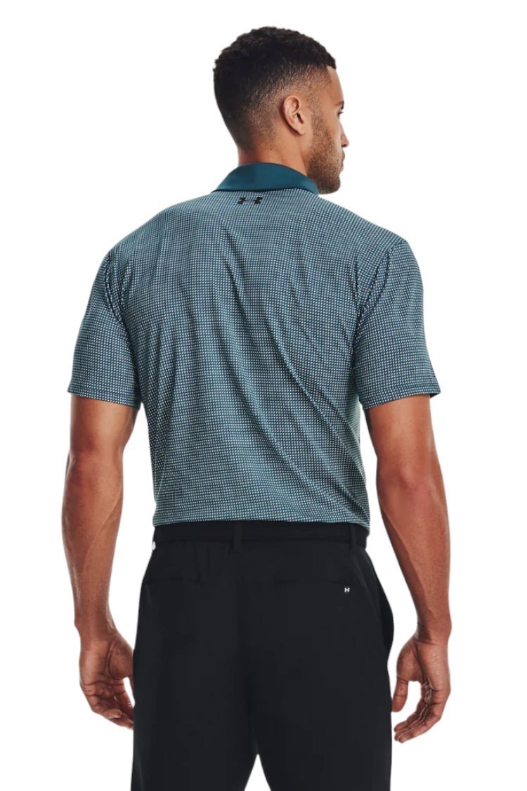 Picture of Under Armour zns Men's UA T2G Printed Polo - Static Blue 414