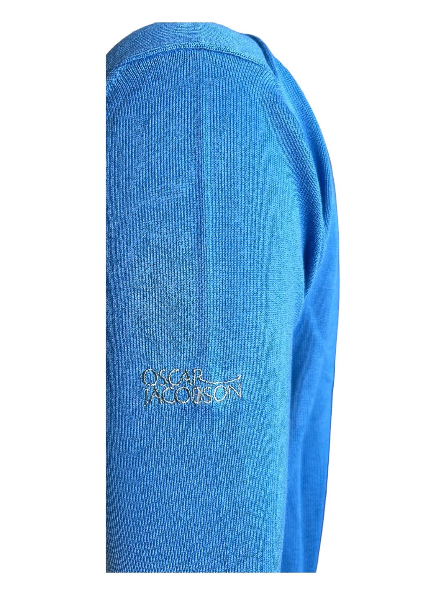 Picture of Oscar Jacobson Bogart tour 1/2 Zip Sweater - Blue 232