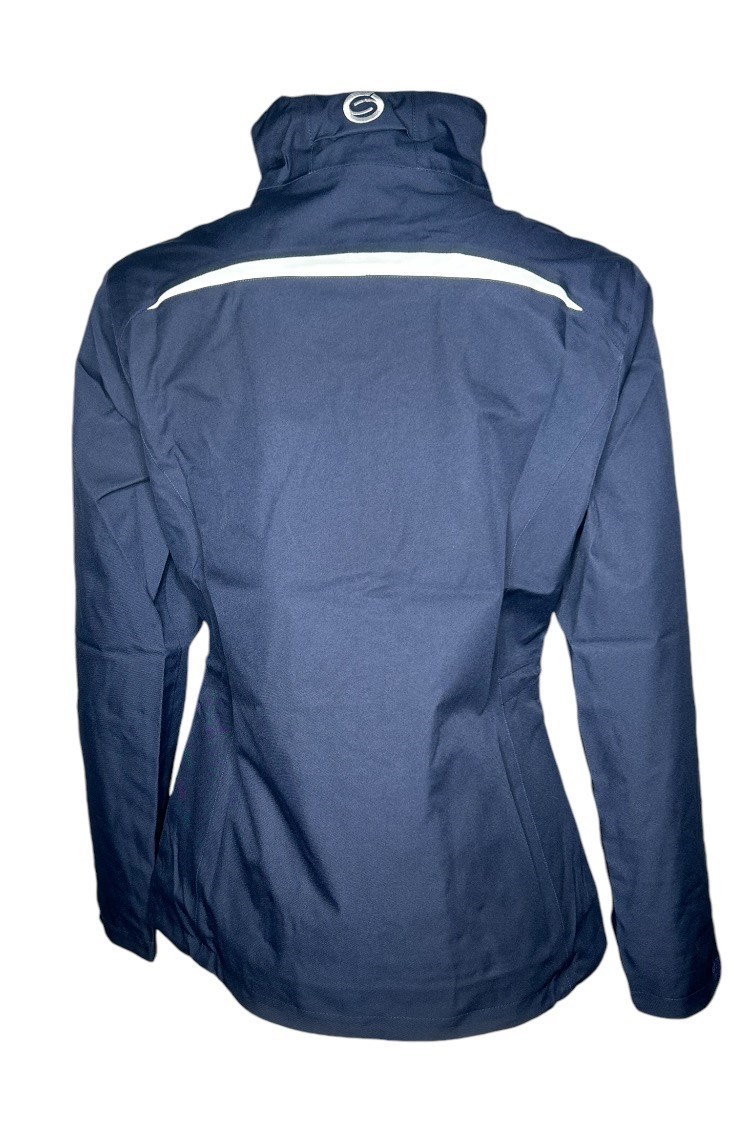 Picture of Sunderland of Scotland Ladies Killy Waterproof Golf Jacket - Navy / White