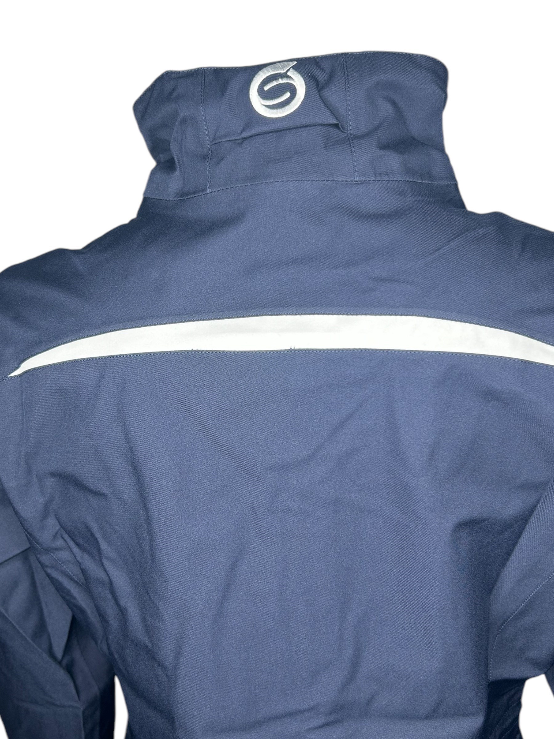 Picture of Sunderland of Scotland Ladies Killy Waterproof Golf Jacket - Navy / White