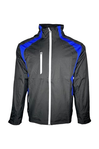 Picture of Sunderland of Scotland Men's Valberg Waterproof Jacket - Black / Electric Blue / White - XXL ONLY