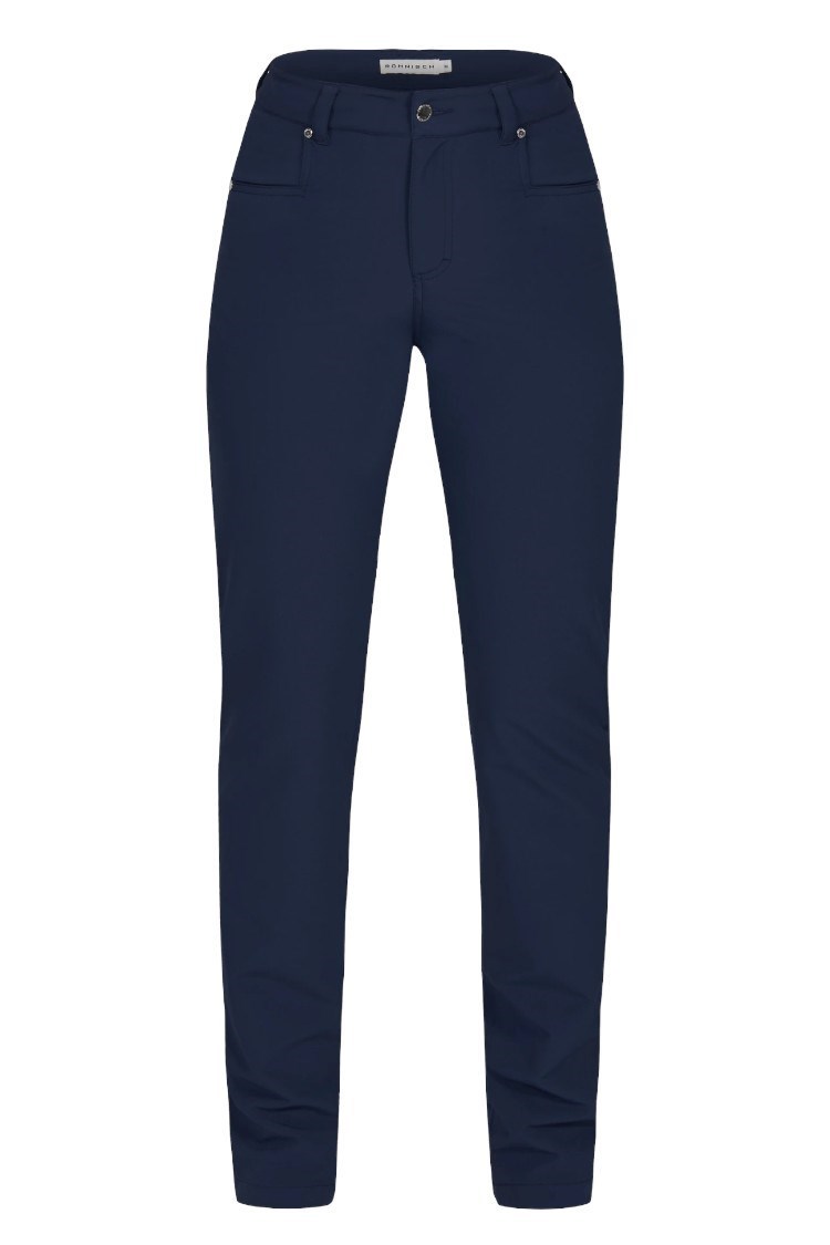 Picture of Rohnisch zns  Ladies Chie Brushed Pants - Navy