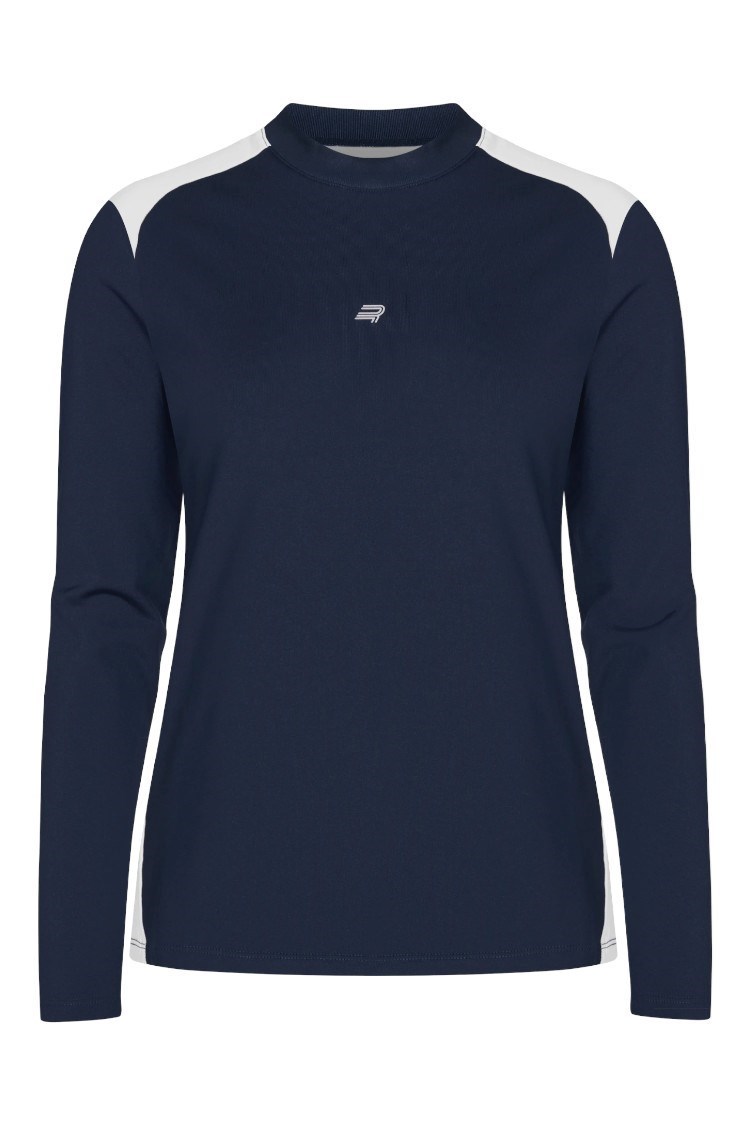 Picture of Rohnisch Ladies Eyra Brushed Long Sleeve Top - Navy