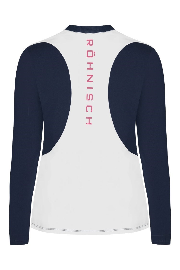 Picture of Rohnisch Ladies Eyra Brushed Long Sleeve Top - Navy