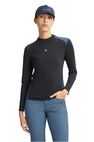 Picture of Rohnisch Ladies Eyra Brushed Long Sleeve Top - Black