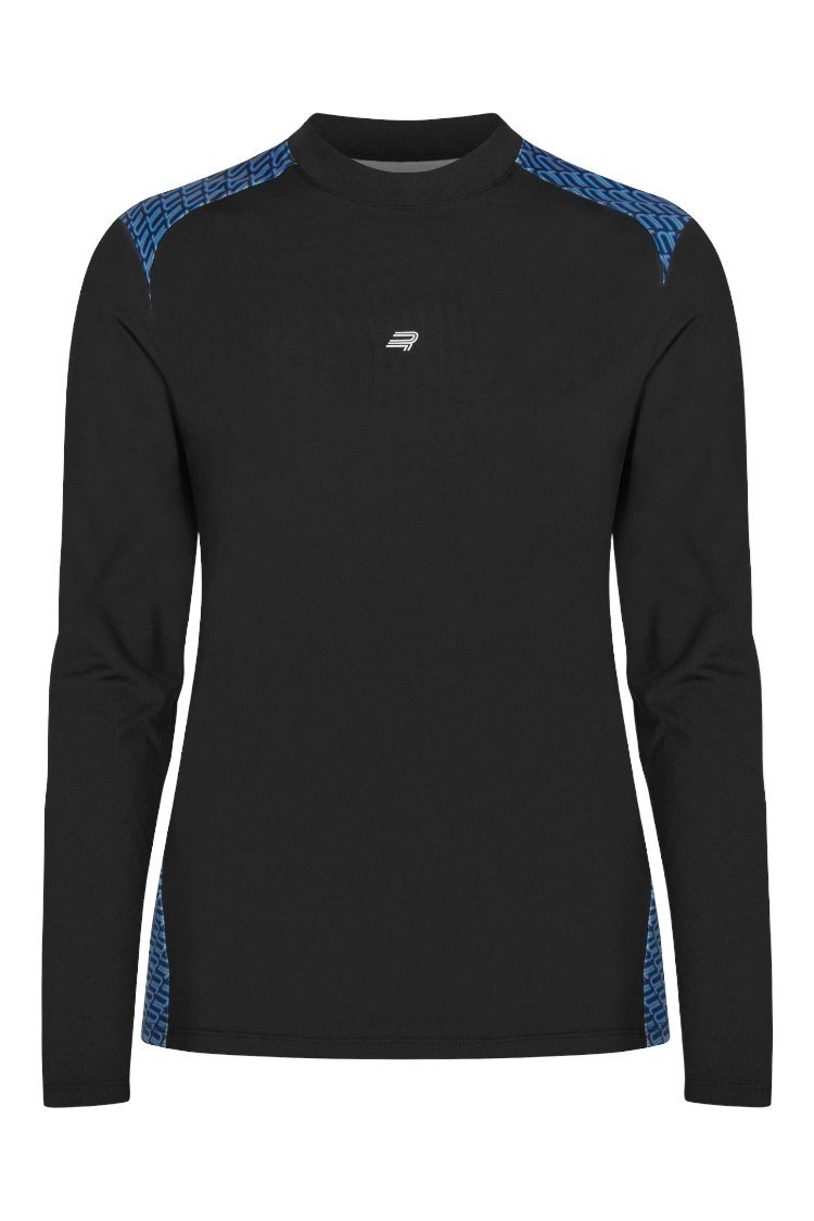 Picture of Rohnisch Ladies Eyra Brushed Long Sleeve Top - Black