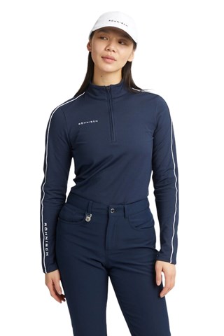Picture of Rohnisch zns Ladies Amie Brushed Midlayer Top - Navy