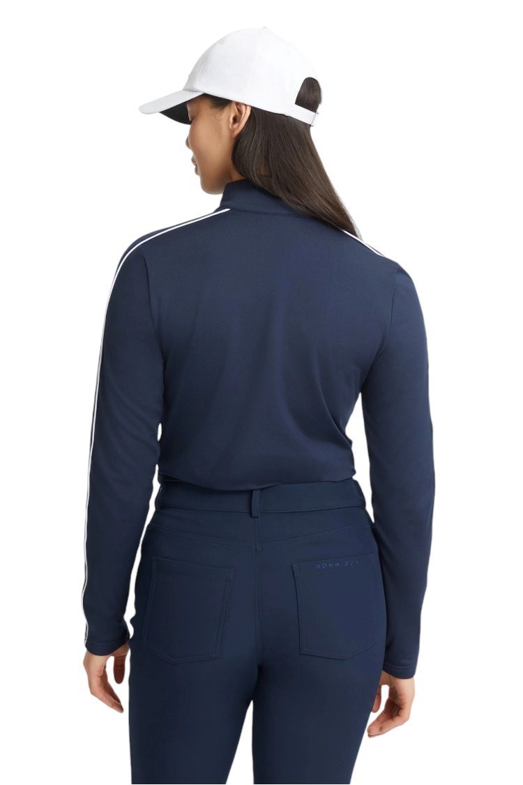 Picture of Rohnisch zns Ladies Amie Brushed Midlayer Top - Navy