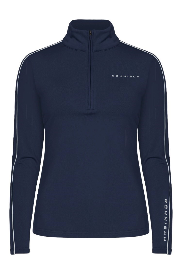 Picture of Rohnisch zns Ladies Amie Brushed Midlayer Top - Navy